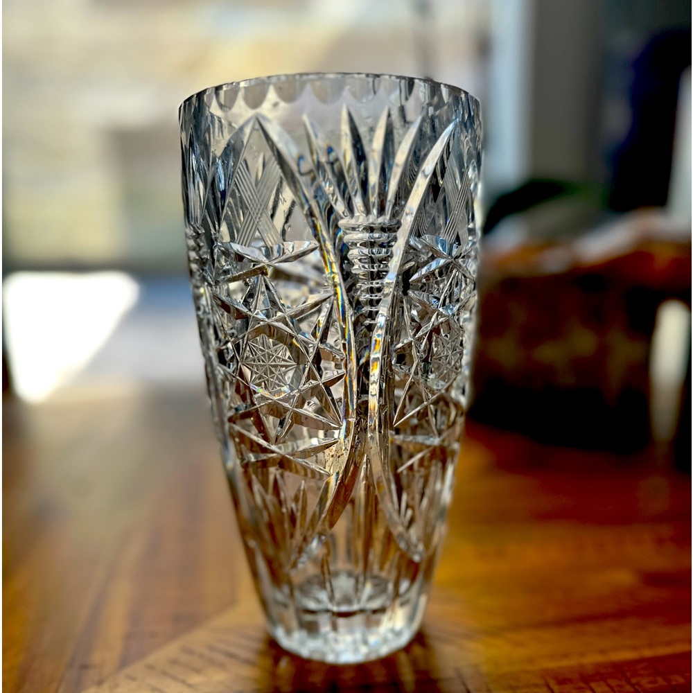 Vintage Crystal vase 1950’s